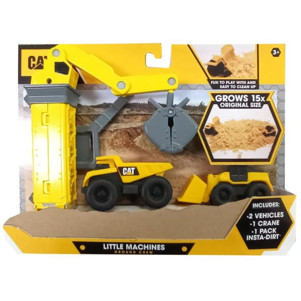 CAT Caterpillar Little Machines Set 5 Trucks Construction Play Toys Dump Dozer for sale online
